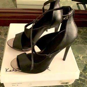 Black ASOS PLATONIC platform heels